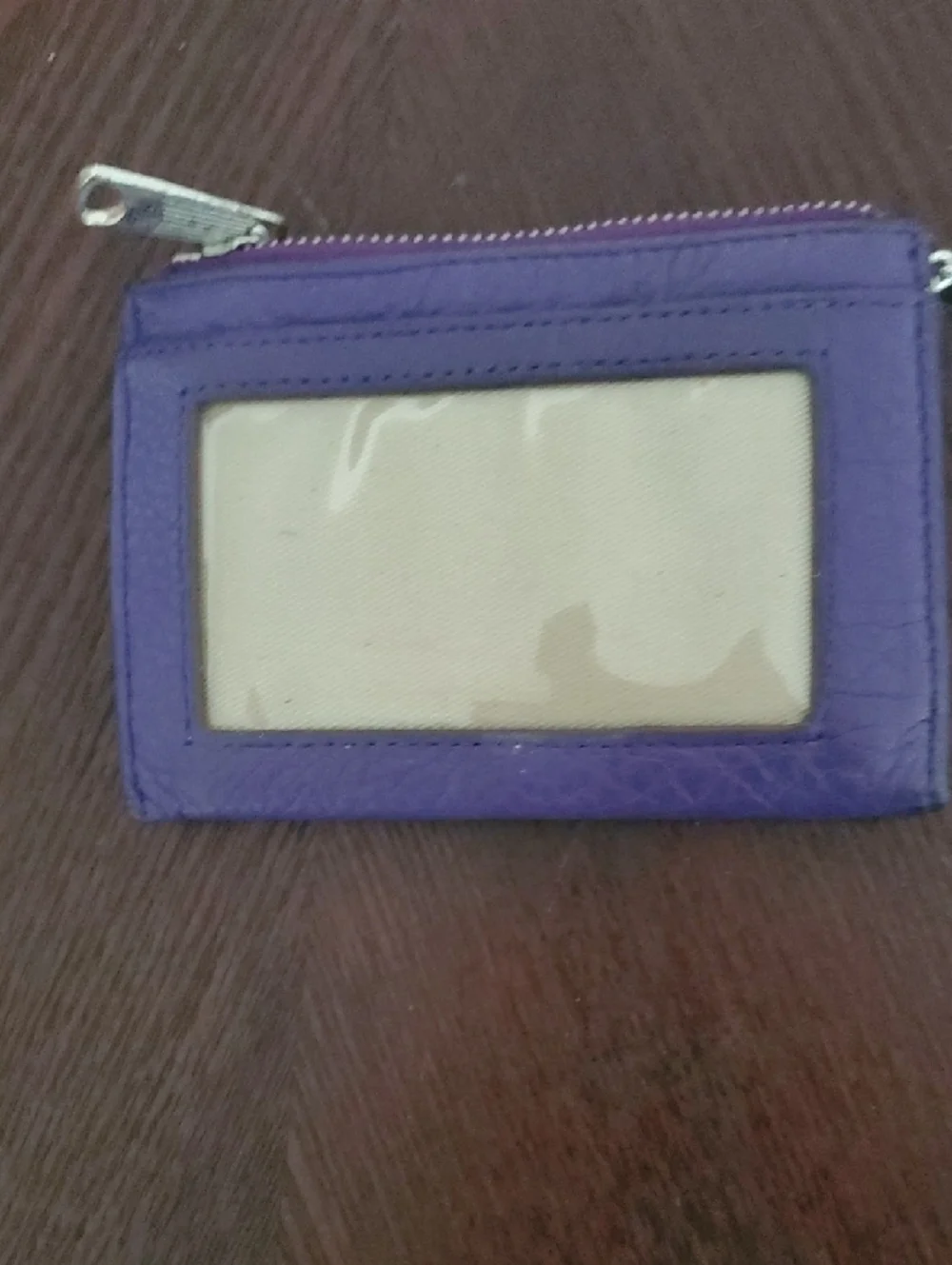 Black Coach Card Case Duo And Ralph Lauren Purple Leather Zip Key Pouch Vintage - Picture 5 of 8